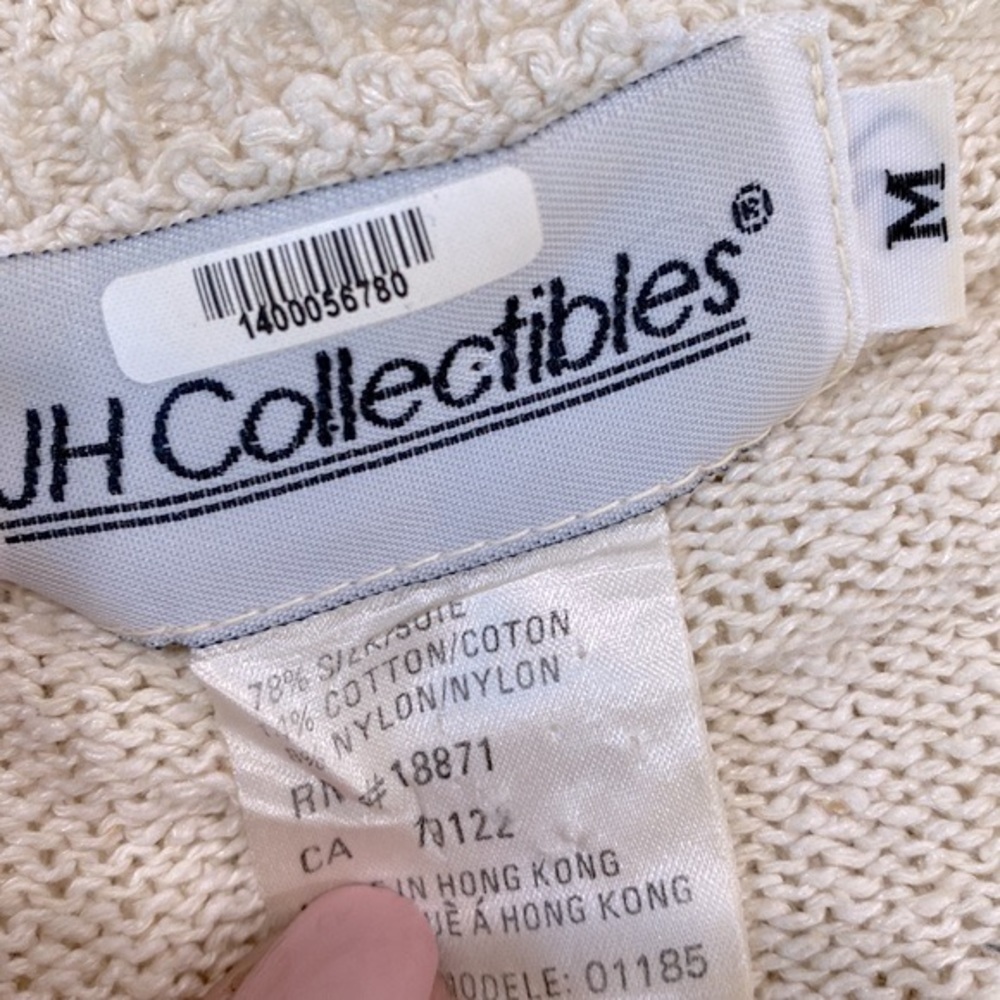 Vintage knit sweater floral size medium - Picture 6 of 7